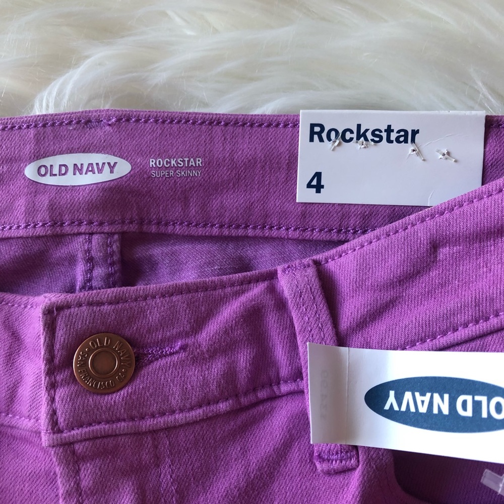 NWT Old Navy Rockstar Super SkinnyJeans Size 4 - Picture 3 of 6